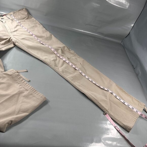 Under Armour Chino Khaki Pants Mens Drawstring Ankle Cargo Pocket Trousers - Picture 6 of 16